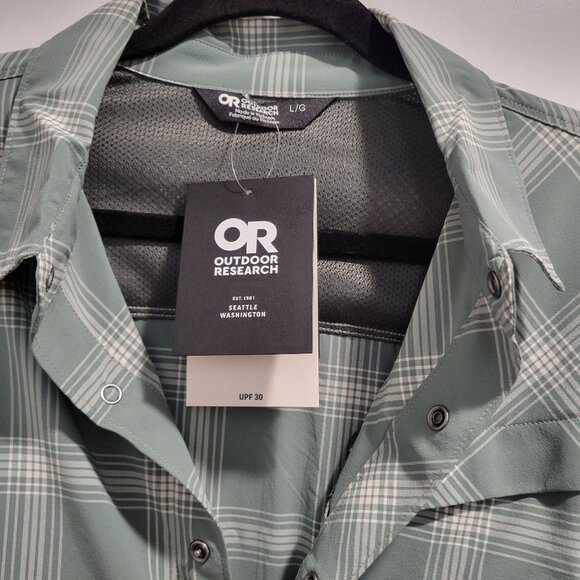 NWTs OR (Outdoor Research) Men's Astroman Long Sleeve Sun Shirt - Picture 3 of 4